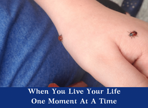 When You Live Your Life One Moment At A Time