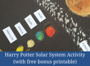 Harry Potter Solar System Activity #homeschool #homeschooling #kidsactivity