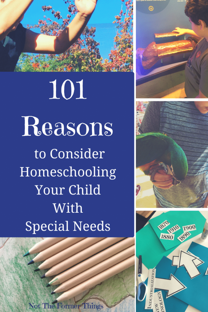 101 Reasons to consider homeschooling your child with special needs #specialneeds #specialneedsmom #specialneedsparenting #autism #adhd #specialeducation