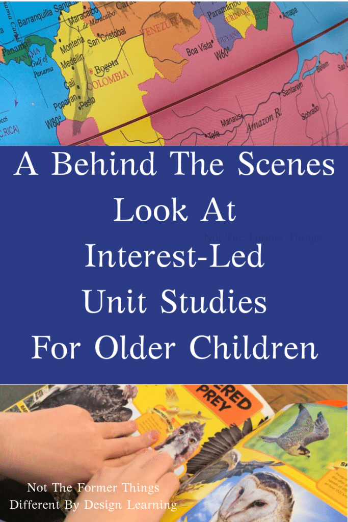 A Behind The Scenes Look At Interest-Led Unit Studies For Older Children