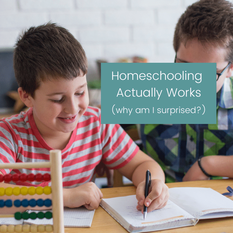 Homeschooling Actually Works (why am I so surprised?)