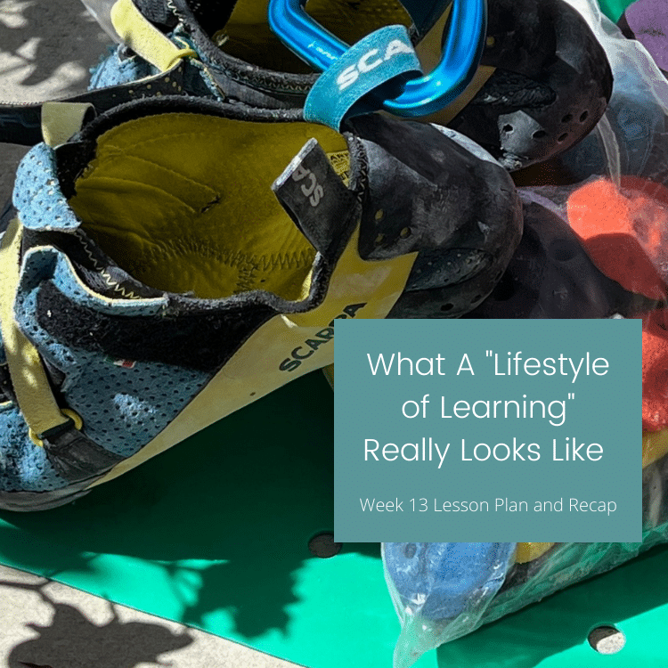 What A “Lifestyle of Learning” Really Looks Like In Your Homeschool {week 13 lesson plan and recap}