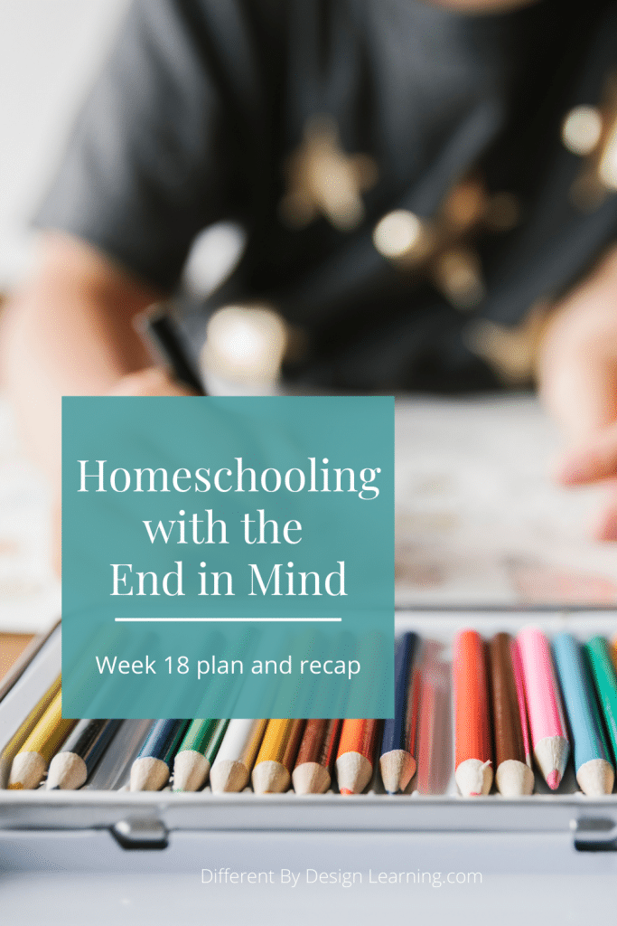 homeschool lesson plan recap