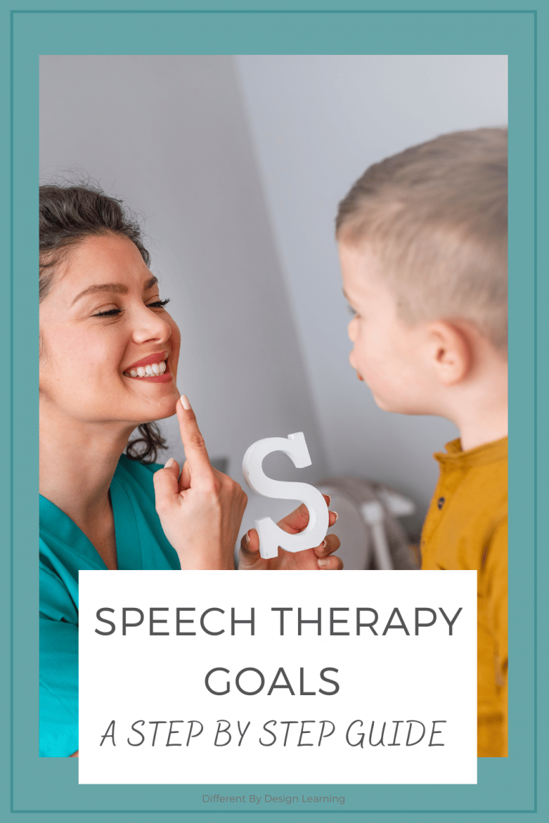 written expression speech therapy goals
