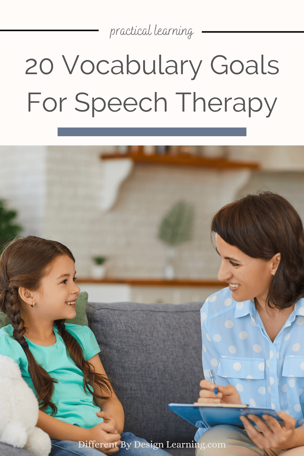speech therapy written language goals